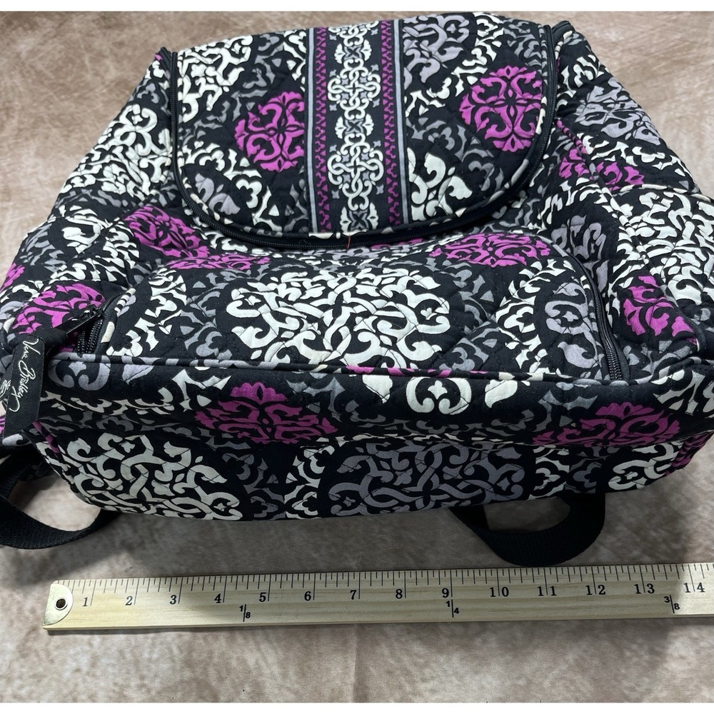 Pink Black And Grey Backpack/book Bag - Picture 7 of 8